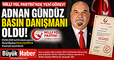 Adnan Gündüz, Milli Yol Partisi Basın Danışmanlığı Görevine Atandı