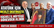 ATATÜRK İÇİN MEVLİT KARARIYLA GÜNDEME GELEN KOCAELİ İL MÜFTÜSÜ GÖREVDEN ALINDI