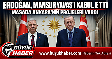 Erdoğan, Mansur Yavaş’ı Külliye’de Kabul Etti