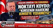 ERDOĞAN FON PİYASASINDAKİ SORUNA İLİŞKİN KONUŞTU: “KİMSENİN HAKKINI KİMSEYE YEDİRMEYİZ”