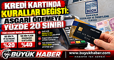 KREDİ KARTINDA KURALLAR DEĞİŞTİ