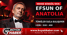 Yavuz Bingöl Efsun of Anatolia ile AKM sahnesinde