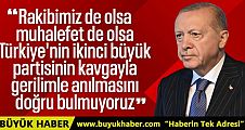 Cumhurbaşkanı Erdoğan'dan muhalefet eleştirisi
