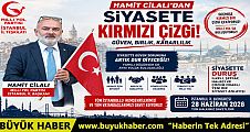 Hamit Cilalı’dan Siyasete “Kırmızı Çizgi” Mesajı
