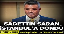 Fenerbahçe Başkanı Sadettin Saran İstanbul’da