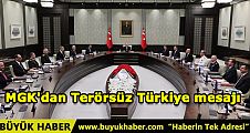 MGK'dan Terörsüz Türkiye mesajı
