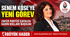 SENEM KÖSE, ZAFER PARTİSİ ÇATALCA KADIN KOLLARI BAŞKANLIĞI GÖREVİNİ ÜSTLENDİ