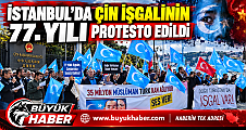 İstanbul’da Doğu Türkistan İçin Protesto