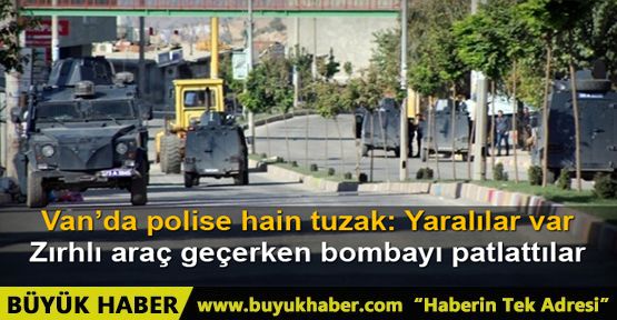 Van'da PKK polis aracına saldırdı: 6 yaralı