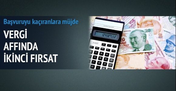 Vergi affında ikinci fırsat