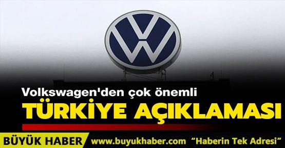 Volkswagen'den çok önemli açıklama