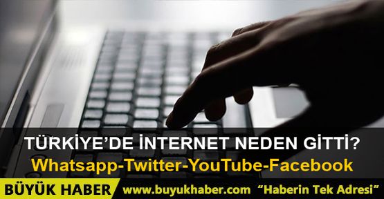 Whatsapp, Twitter, YouTube ve Facebook'a erişim koptu