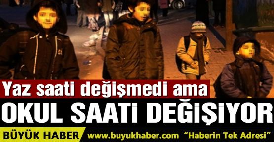 Yaz saati uygulaması için flaş hamle