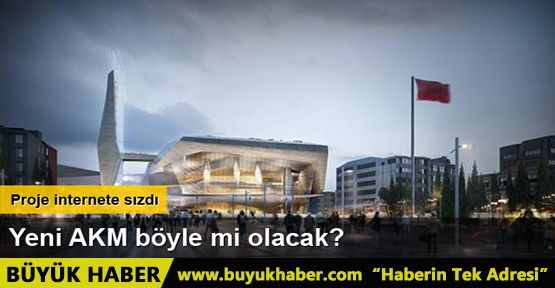 Yeni AKM'nin fotoğrafları internette yayınlandı