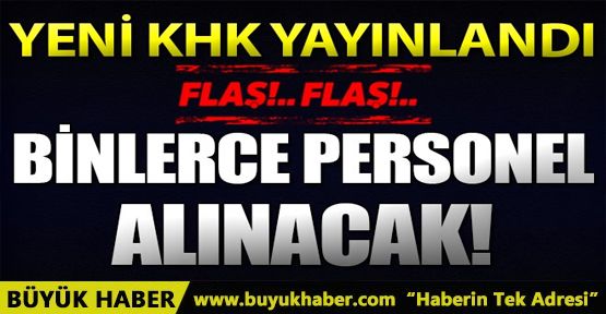 Yeni KHK ile 7 bin bekçi kadrosu açıldı