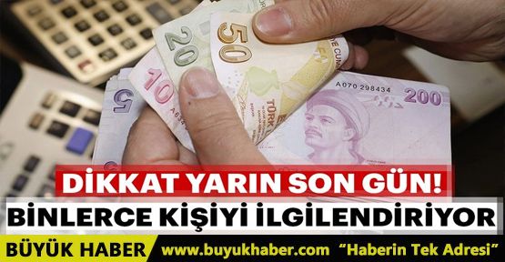 Yeniden yapılandırma için son gün yarın