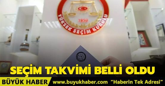 Yerel seçim takvimi belli oldu