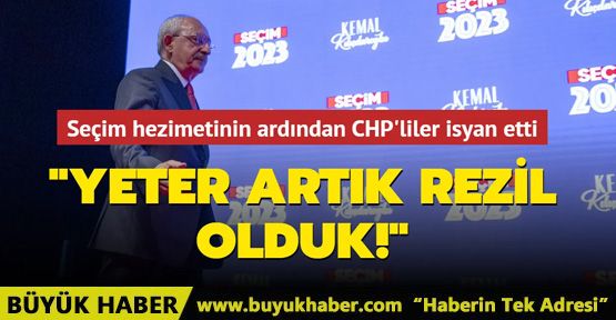 Yeter artık rezil olduk