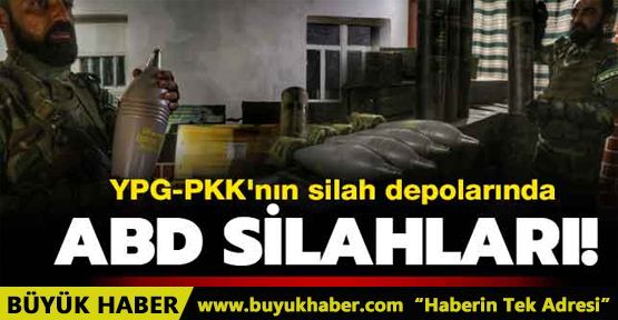 YPG-PKK'nın silah depolarında ABD'nin havan topları bulundu
