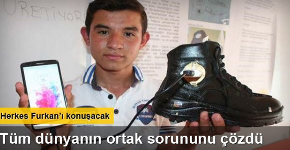 Yürürken cep telefonu şarj edecek bot yaptı