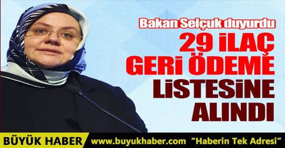 Zehra Zümrüt Selçuk açıkladı! 29 ilaç daha geri ödeme listesine alındı