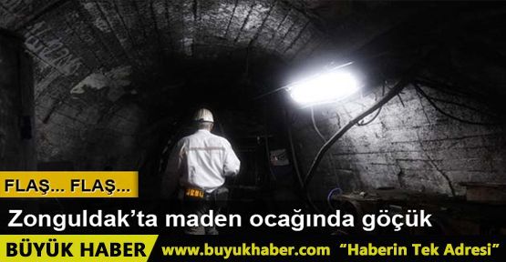 Zonguldak'ta maden ocağında göçük